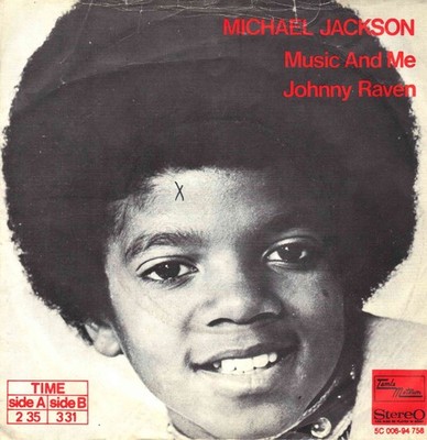 7'' Michael Jackson   Music And Me / Johnny Raven / Dutch 1973