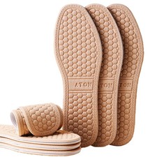3 Pairs Super-Soft Shoe Insoles Inserts, Breathable, Sweat-Absorbent, Two-Lay...