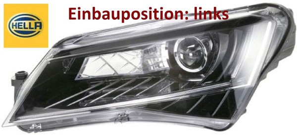 Hella 1ZS011939-411 Hauptscheinwerfer Links Scheinwerfer Frontscheinwerfer-image