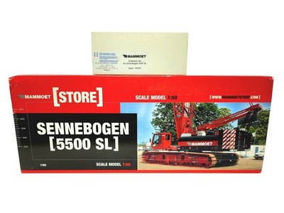 Sennebogen 5500SL Crawler Crane + Ext Kit Mammoet Conrad 1:50