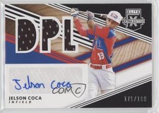 2020 Elite Extra Edition DPL Material Signatures Black /199 Jelson Coca Auto 1l2