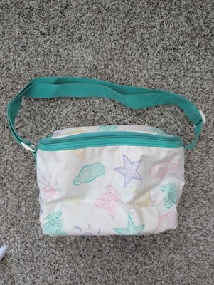 Vintage 90s Similac Pedialyte Isomil Insulated Diaper Bag Green Pastel Bear Star