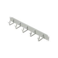 "Kabelrangierpanel FüR Netzwerkschrank - 19\" (483Mm) - 5 FüHrungsbüGel - Grau"
