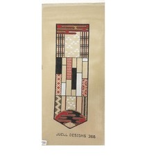 JUELL DESIGNS NEEDLEPOINT CANVAS: ORIENTAL ASIAN THEME CLUTCH COIN PURSE BM