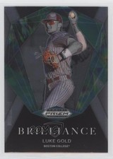 2022 Panini Prizm Draft Picks Brilliance Luke Gold #BR-LG 0y59