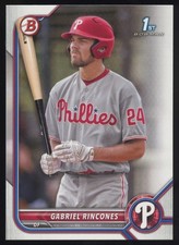 2022 Bowman Draft #BD-142 Gabriel Rincones  Philadelphia Phillies