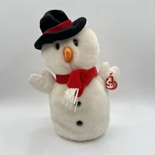 TY Beanie Buddies Collection Snowball the Snowman Stuffed Plush