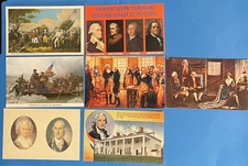 George Washington Patriotic Postcard Lot Of 7 Historical Events