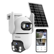 Dual Lens Cameras Wireless Outdoor for Home ,WiFi,2-Way Audio,Night Vision,Mo...