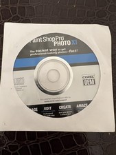 Vintage Corel Paint Shop Pro Photo XI - Windows W/ Serial Number Disc Only