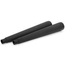 4IN. Slip Ons Megaphone Mufflers Dual Exhaust Pipes for Harley Touring 1995-2016