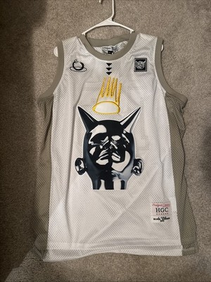 Headgear Classics Men's Basketball Jersey White, J Cole Born Sinner Edition