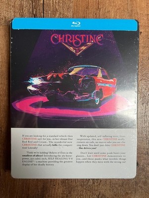 Christine w. Steelbook (Blu-ray, 1983, Region Free) *BRAND NEW/SEALED*