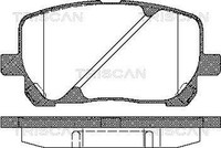 Triscan Bremsbelagsatz Scheibenbremse 8110 13055 FüR Toyota Avensis Verso CLM20_