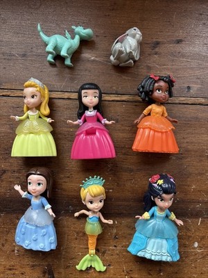 Lot of 8 Disney Princess Sofia the First Sophia & Friends 3  Figures Cake Topper