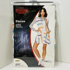 Stranger Things Eleven Costume Adult Medium 8-10 Spirit Halloween