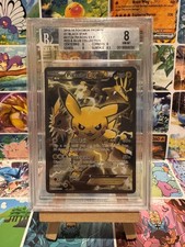 BGS 8 Pikachu EX 2016 Black Star Promos XY124 Holo Pokemon graded Card !