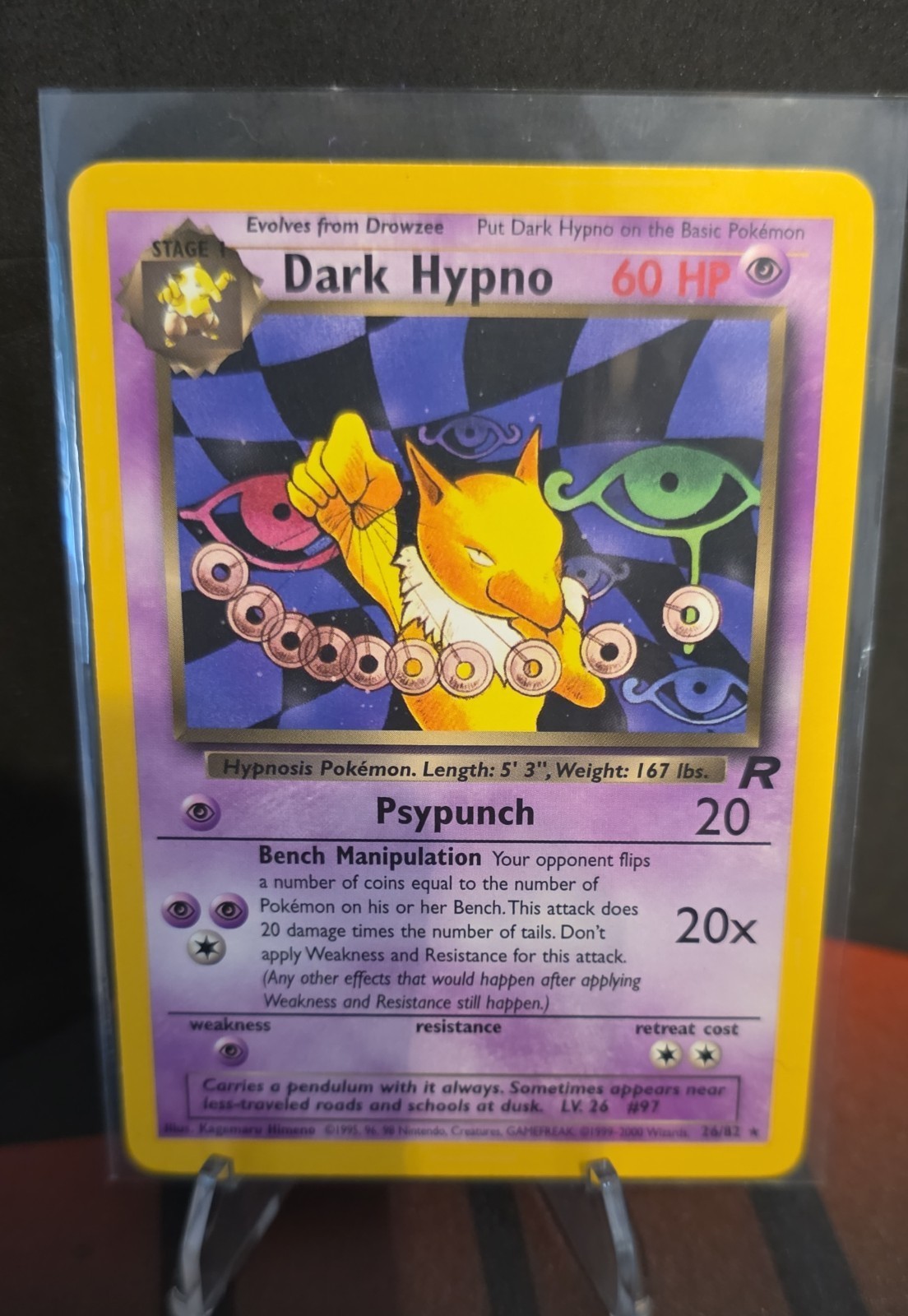 Dark Hypno 26/82 Team Rocket Regular