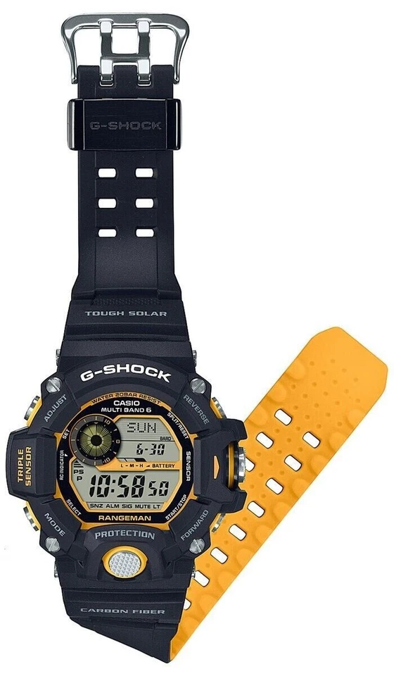 Orologio Uomo Casio G-SHOCK GW-9400YJ-1JF Master of G RANGEMAN Solare Digitale LIMITATO - Immagine 3 di 4