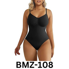 SHAPERX Women Shapewear Bodysuit Tummy Control Seamless Sculpting BodyShaper S/M