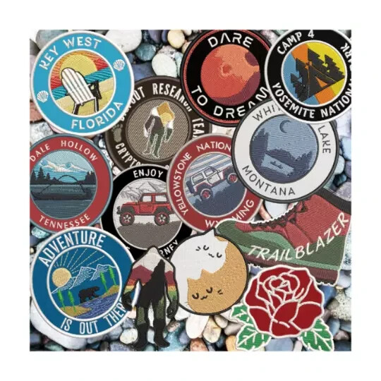 Civile Bandiera Di Israele Toppa/Distintivo Ricamato