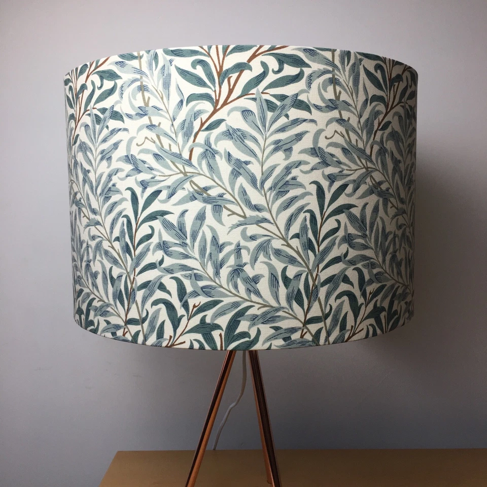 William Morris Willow Bough Green Handmade Lampshade - Image 2 of 4