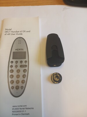 NORTEL DECT Gürtelclip und Bedienungsanleitung für 4135/4136 DECT Mobilteile - NEU