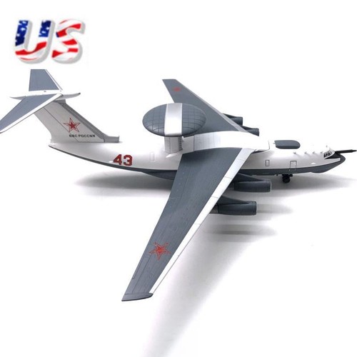 1/200 Soviet Beriev A-50 Mainstay Early Warning Aircraft Model Military Plane A