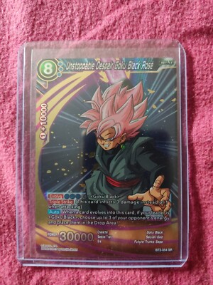 Dragon Ball Super Unstoppable Despair Goku Black Rose SR BT2-054 - NM
