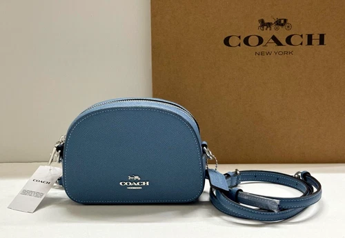 COACH Blue Light Mist Crossgrain Leather Mini Serena Bosnia and Herzegovina Ubuy
