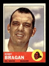 1963 Topps #73 Bobby Bragan Braves EX+ *2a