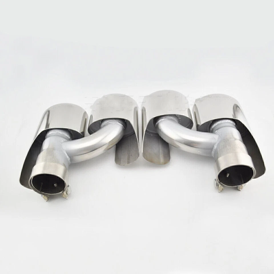 2x Tubo de escape silenciador para Mercedes BENZ W164 ML63 ML350 ML400 ML500 10-13 Foto 3 de 4