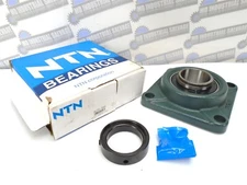 NTN - UELF211-203D1 - 2-3/16 Non-Expansion 4-Bolt FLANGE BEARING (NEW in BOX)