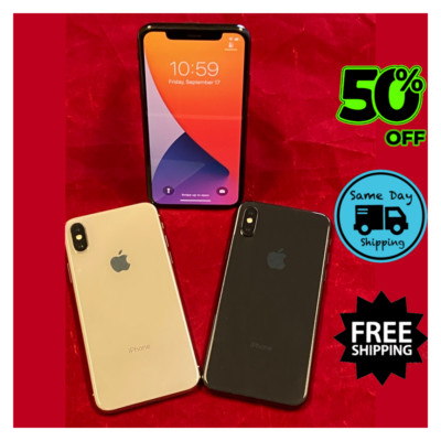 Apple iPhone XS Gold/Gray Unlocked Verizon Tmobile |64GB 256GB| -Pristine