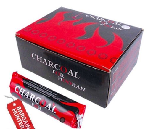 CHARCOAL DISC SHISHA HOOKAH COAL NARGILA INSTANT LIGHT TABLETS FULL BOX RED UK - 第 1/3 張圖片