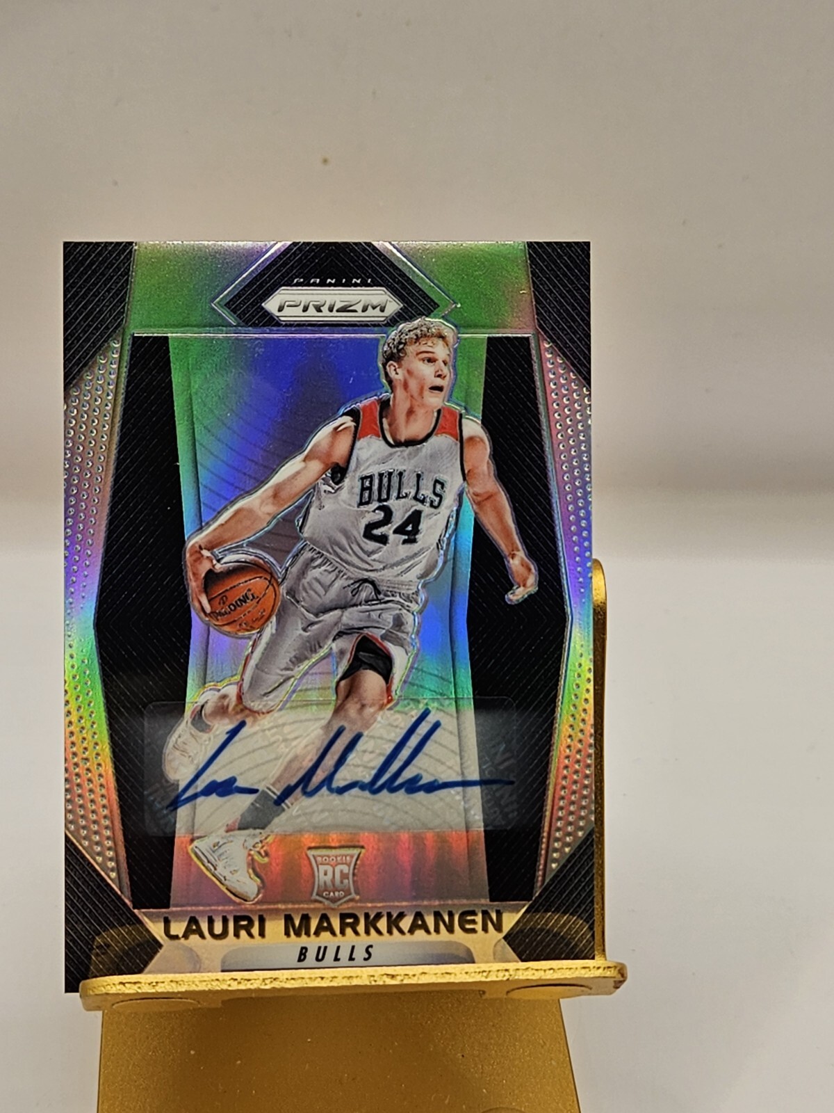 2017-18 Panini Prizm - Silver Autographs #247 Lauri Markkanen Bulls/Jazz Mint+