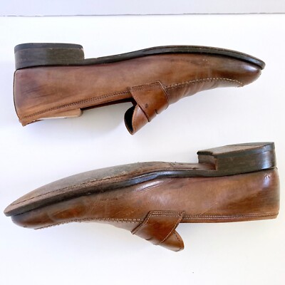 TO BOOT NEW YORK Tesoro Cognac Brown Loafers Italian Calf Leather Sz 8.5 TO BOOT NEW YORK Tesoro Cognac Brown Loafers Italian Calf  main image 4