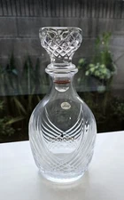 Vintage Cristal d'Arques France COURVOISIER COGNAC Decanter Crystal Glass Bottle