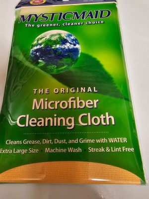 Mystic Maid Microfiber Cleaning Cloths Eco Friendly Gold