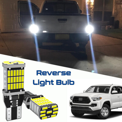 2pcs Xenon White 921 LED Backup Reverse Light Bulbs for Toyota Tacoma 2001-2022