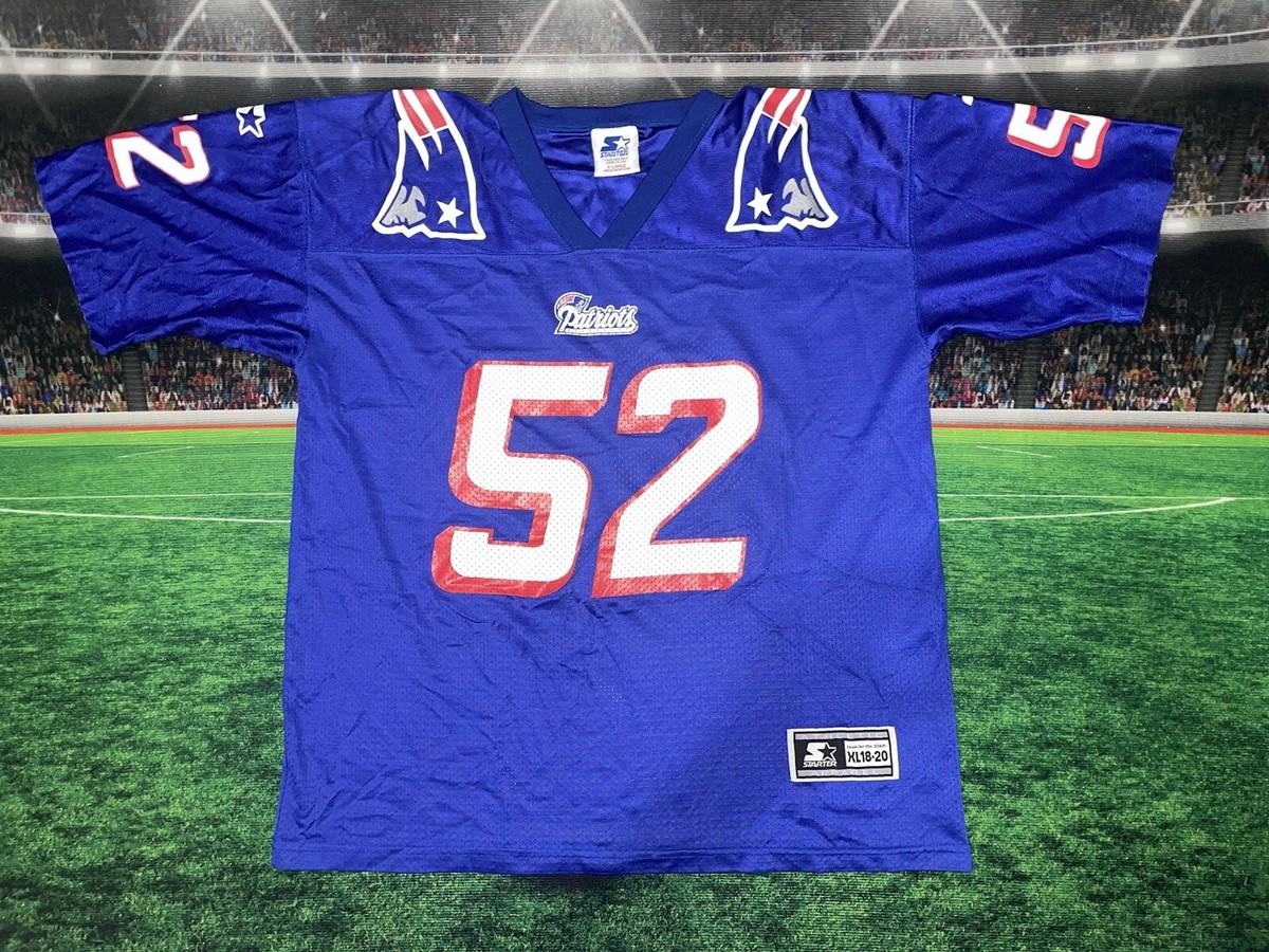 Vintage New England Patriots Ted Johnson #52 Starter Youth Jersey