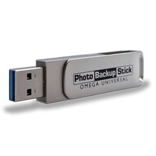 Photo Backup Stick Omega  Picture Back Up for iPhone Android Computer 64GB