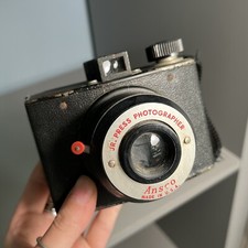 Ansco Jr. Press Photographer Camera Vintage Late 1940s UNTESTED
