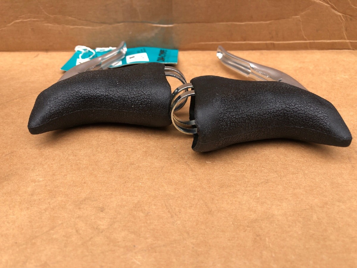 Paire De Leviers De Frein Dia-Compe Aero Vintage - NOS - 22,2 Mm / 23,8 Mm - Noir