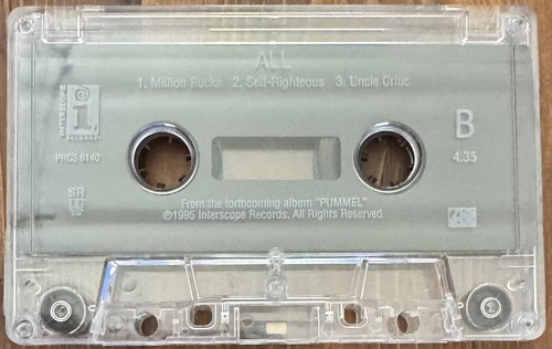 ALL – Million Bucks (PROMO Cassette US 1995 NM/NM) Punk, Descendents - Picture 4 of 4