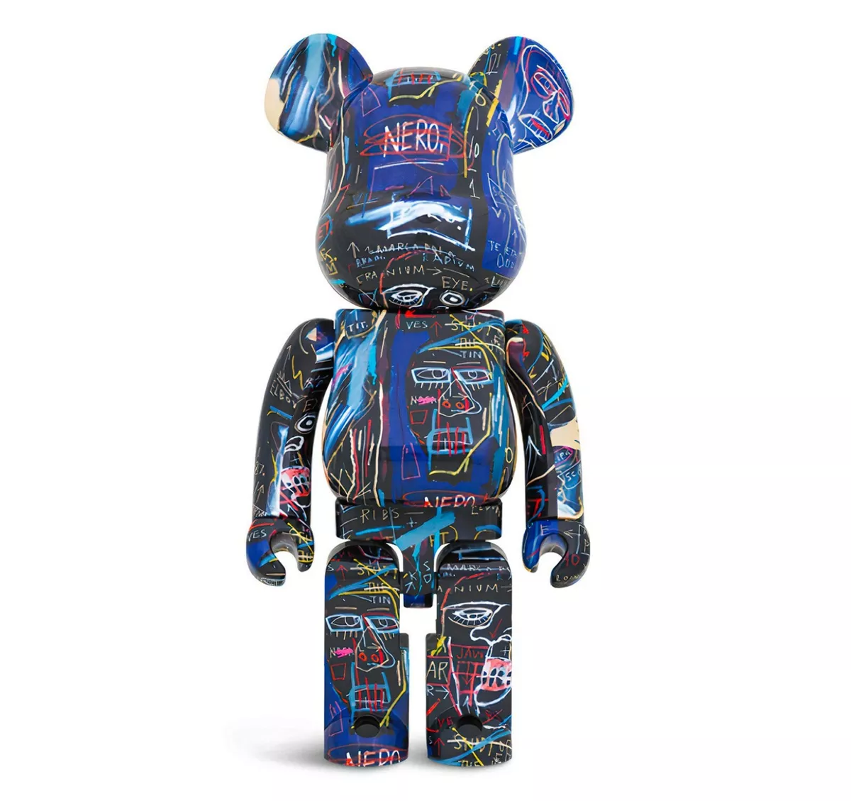 Jean-Michel Basquiat #7 1000% Medicom Bearbrick Be@rbrick Figure