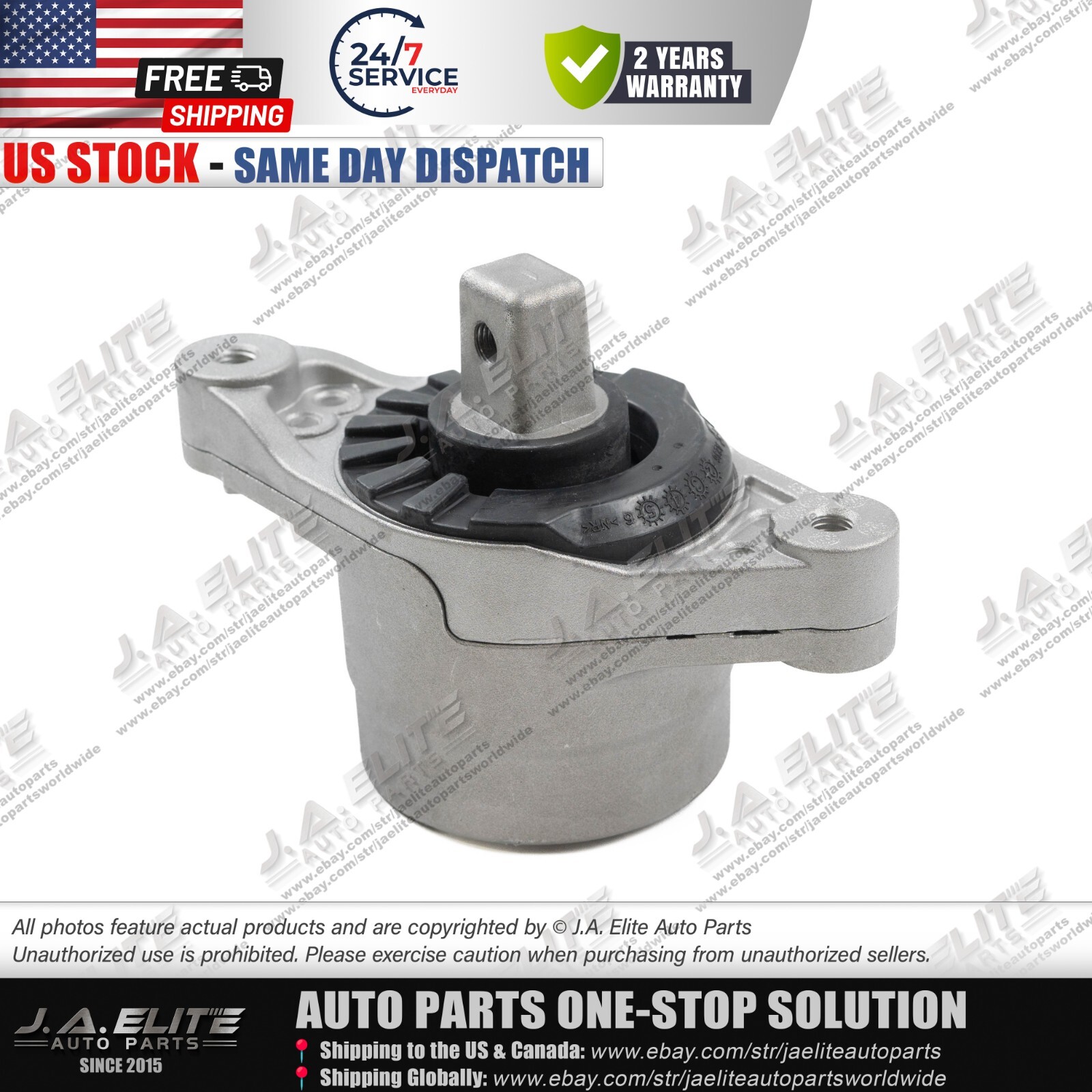 Left Engine Mount fits Maserati Ghibli Quattroporte（14-17）2WD 3.0 V6 670004870
