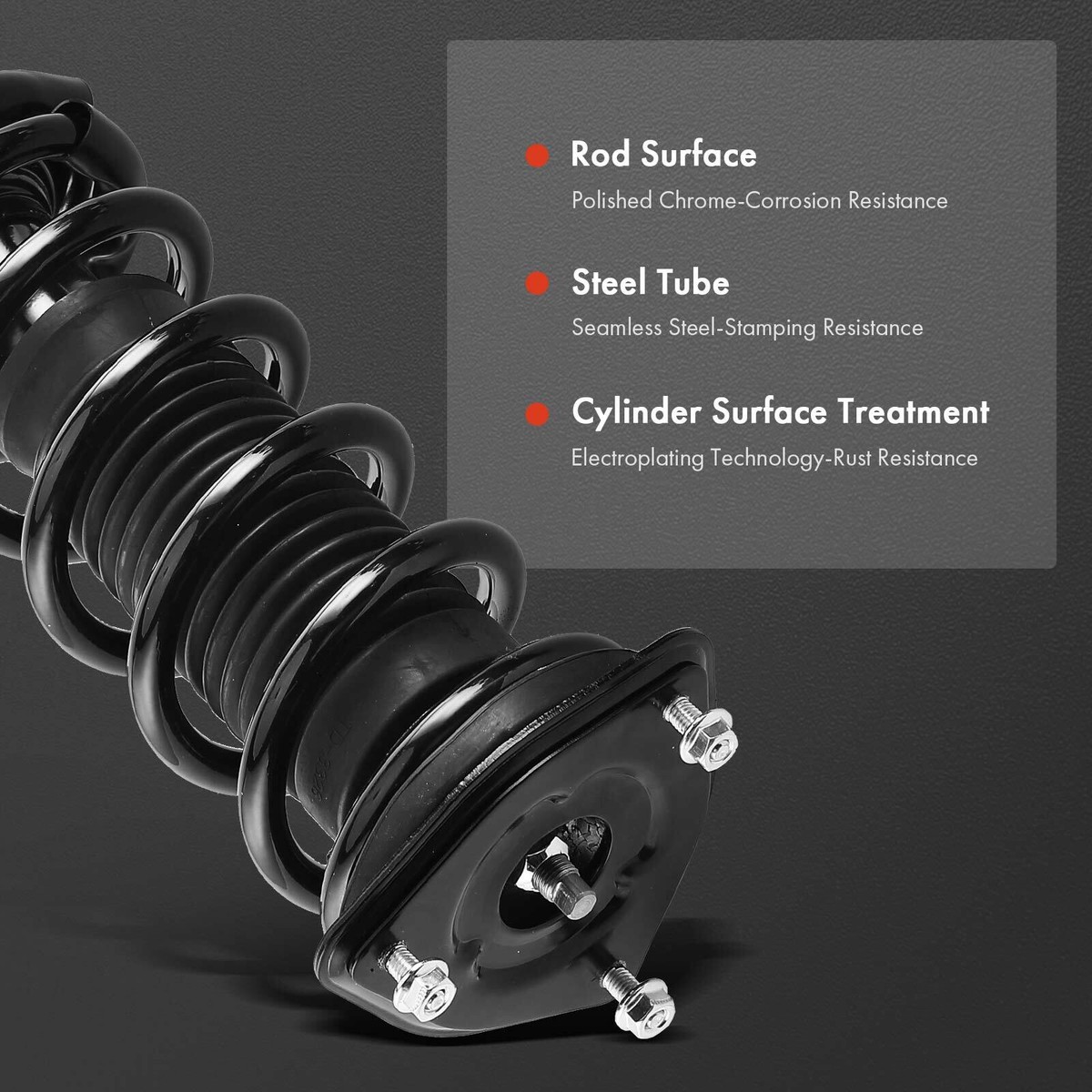 Replacement Parts for 2x Front Side Complete Strut&Coil Spring Assembly