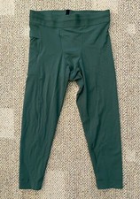 Nike Yoga 3/4 Athletic Training Pants Green Base Layer CT1830-337 Men's Size 3XL