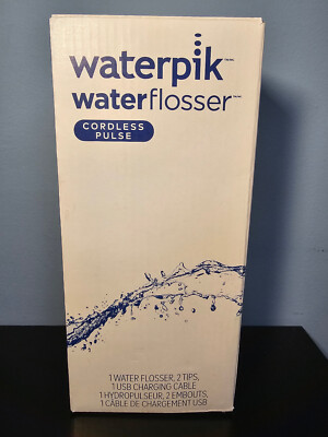 Waterpik Cordless Pulse Rechargeable Portable Water Flosser White WF-20CD010